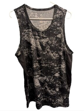RVCA Black & Gray Performance Tank Men's S